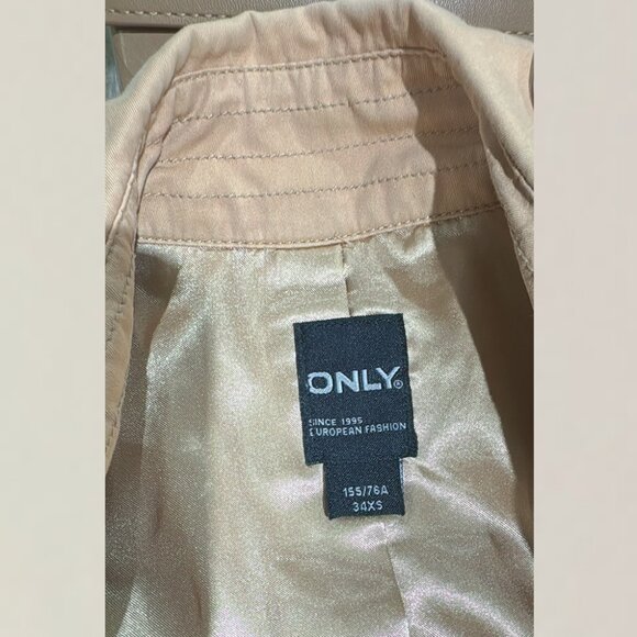 【ONLY】Khaki trench coat Woman's size XS - Picture 3 of 3
